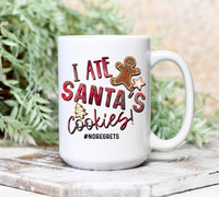 I Ate Santa's Cookies, Gingerbread Man Mug