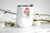Maybe if we wait a little longer wine tumbler, Multiple Hair Color Options