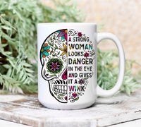 Sugar Skull - Give Danger a Wink Mug