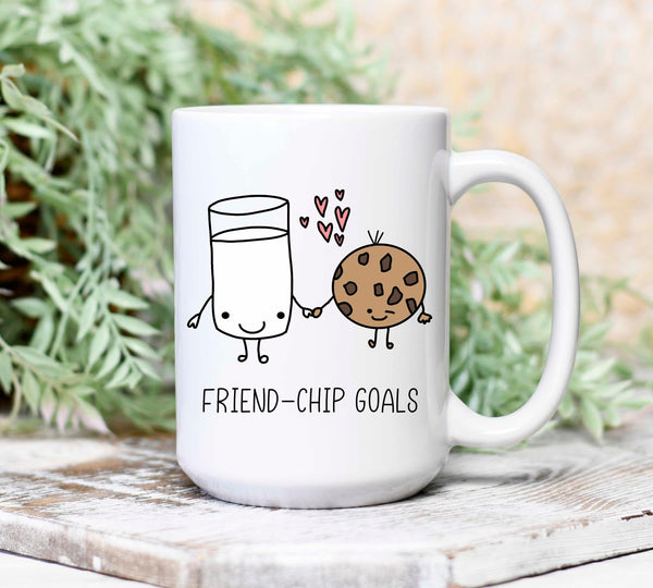 Friend-Chip Goals - Milk and Cookies Mug
