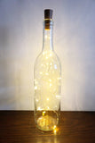 Best Wines are the Ones We Drink With Friends Lighted Wine Bottle. Clear, Frosted, Cobalt Blue