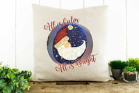 All is Calm All is Bright Decorative Pillow