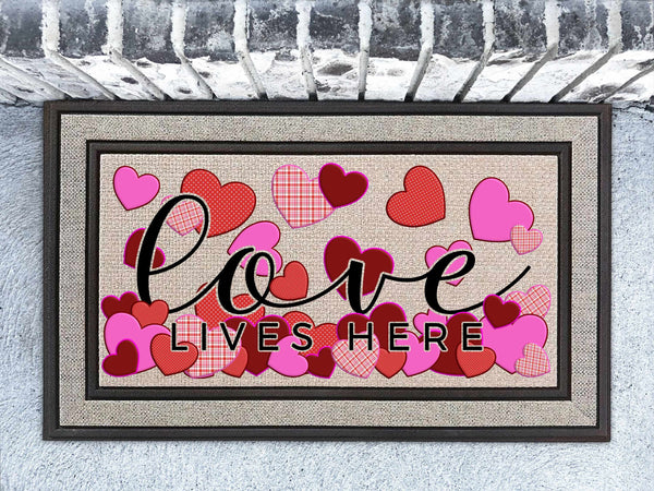 Love Hearts Doormat