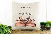 One More Chapter Decorative Pillow