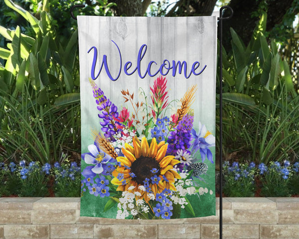 Spring Bouquet Welcome Garden Flag