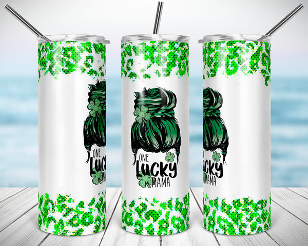 Lucky Mama, Skull, 20 oz Tumbler
