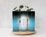 Good Morning Ombre Cross 20 ounce skinny stainless steel tumbler, Custom, Gift for Him, Present for Her